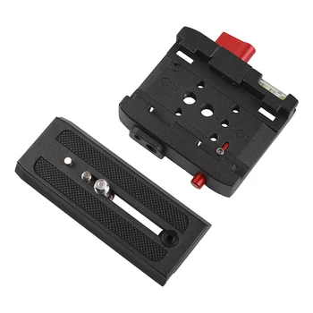 Kaliou P200 Tripod Quick Release Plate Camera Quick Release Plate Clamping Clamp Adapter for Manfrotto 501 500AH 701HDV detail image