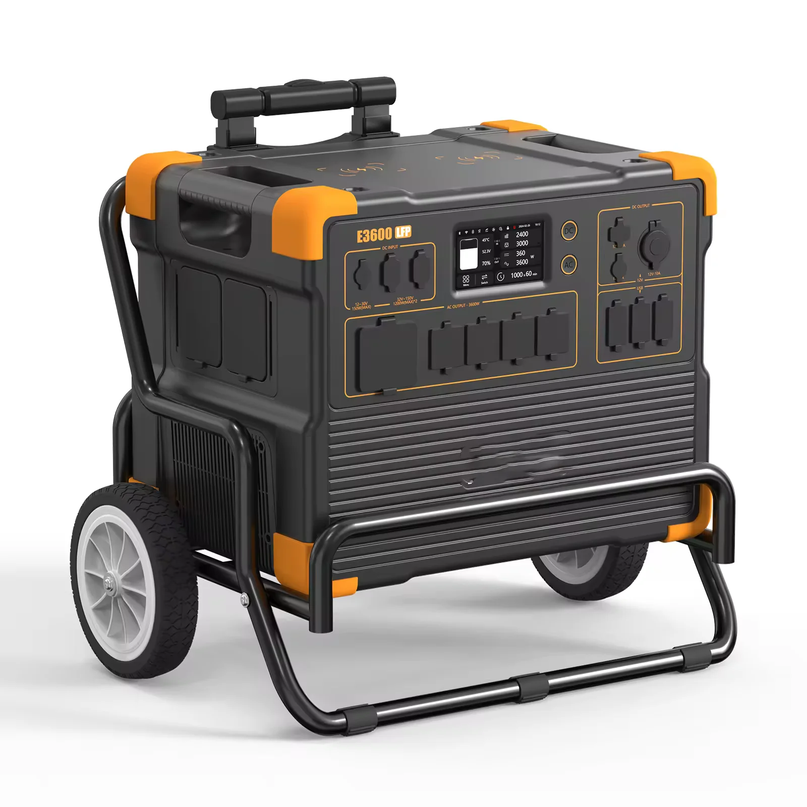 3000W 7200W Portable Power Station Large Solar Power Supply External  Battery Pack Solar Generator Module Solar Power Generator