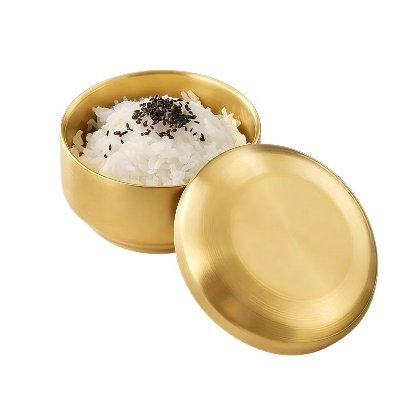 Таңдап алуға болатын, айна түрінде жылтыратылған 304 маркалы болаттан жасалған ыдыс, қақпағымен, екі қабырғалы, қалың, мейрамхана үшін күрделі ыдыс, кәмпит, корей тағамдары, сорпа үшін