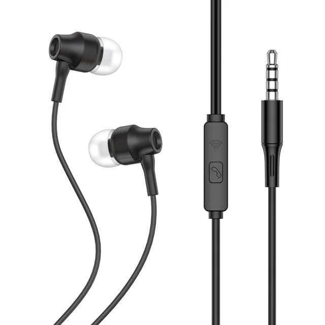New Original Packing 3.5mm In-Ear Stereo Headphones Wired Earphone With Microphone For Iphone Android
