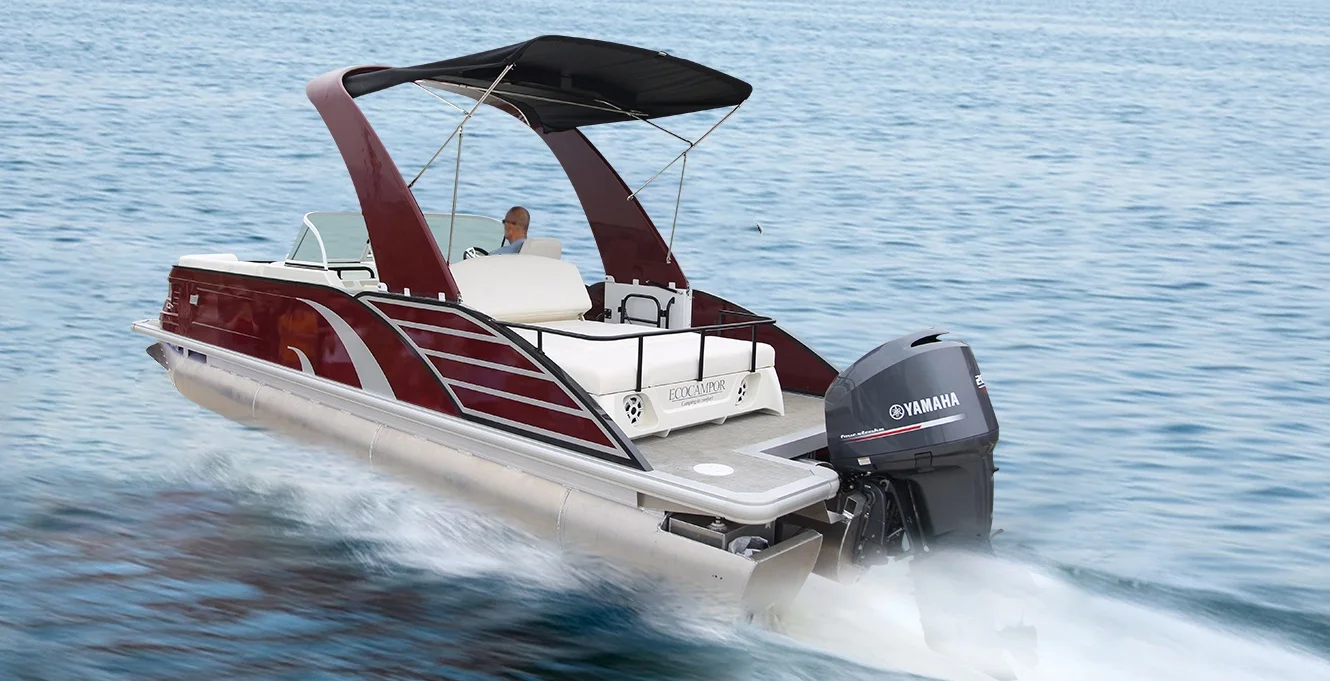 Yacht 2022 Luxury Fiberglass Party Pontoon Boat 27ft Aluminum With Electric Motor For Sale Buy