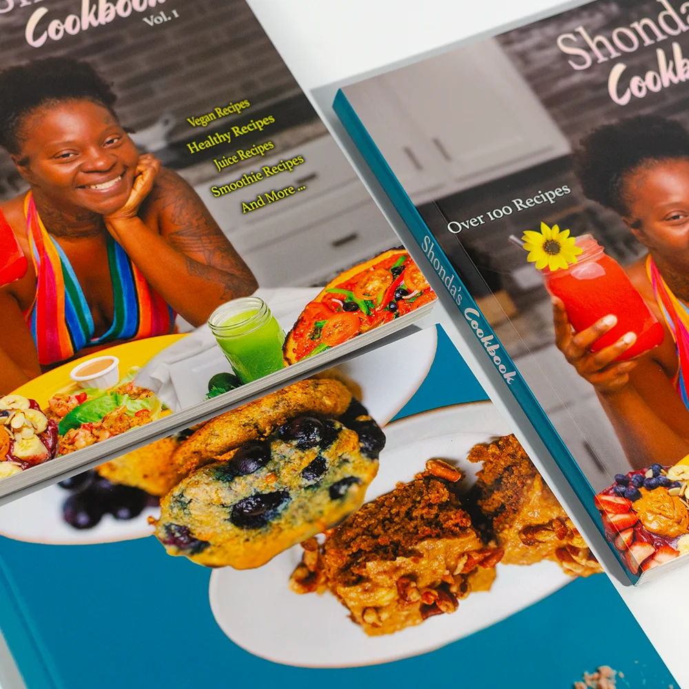 Custom Logo Hardcover Recipe Book for Restaurants CMYK Offset Printing Art Paper Perfect Binding Hard Cooking