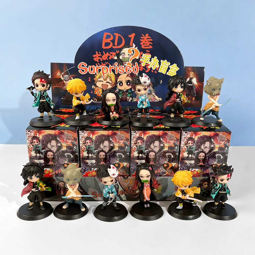 Wholesale hot sale Demon slayer figure blind box 12pcs/set PVC action  figure anime collection Toys for gift decoration cake topper From  m.alibaba.com