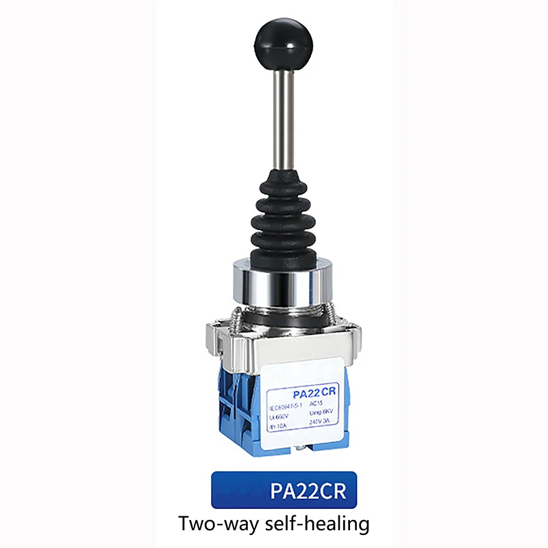 4 Way Position Joystick Switch Self Locking Rotary Power Toggle Cross Momentary Industrial Joystick Switches XD2-PA22