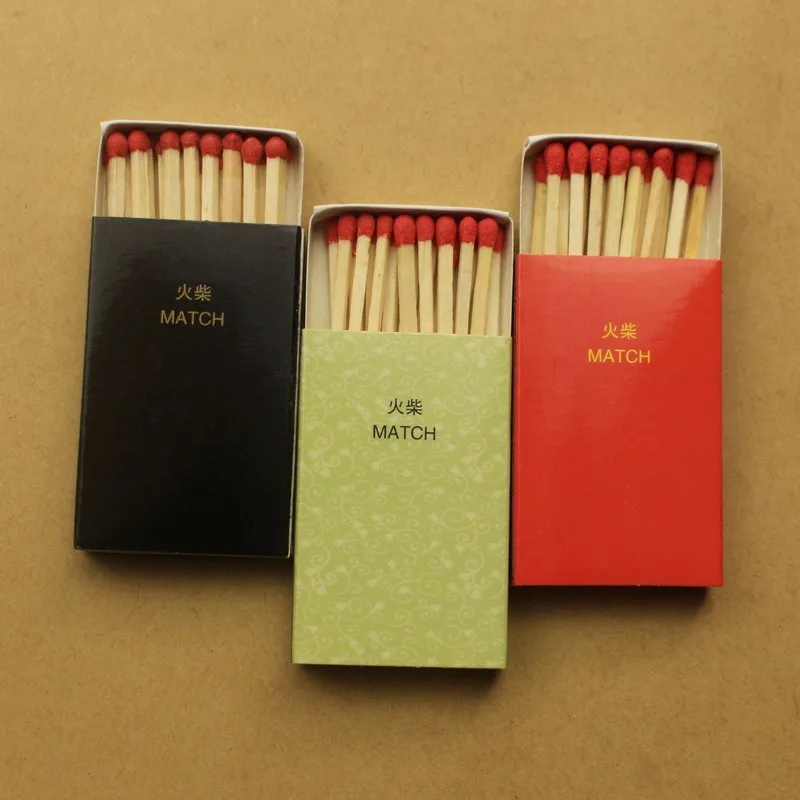 Wholesale Cheap Own Brand Handmade 10cm Long Stick Boxed Matches For