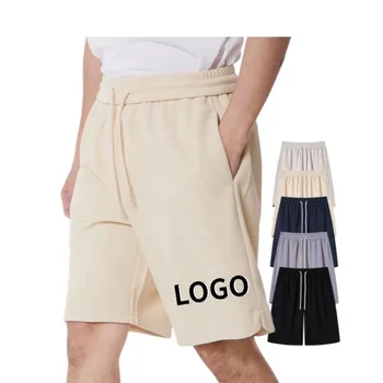 High Quality Breathable Waffle Sports Short Pants for Men Loose Plus Size Drawstring Summer Running mens Casual Basketball Pants