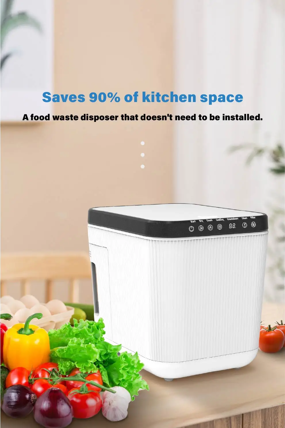 Best Price Kitchen Food Garbage Disposal Electric Waste Food Recycling ...