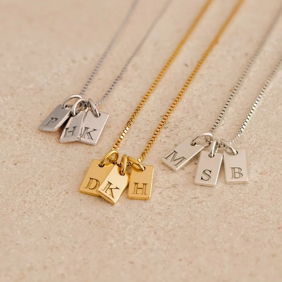 Square Pendant Necklace