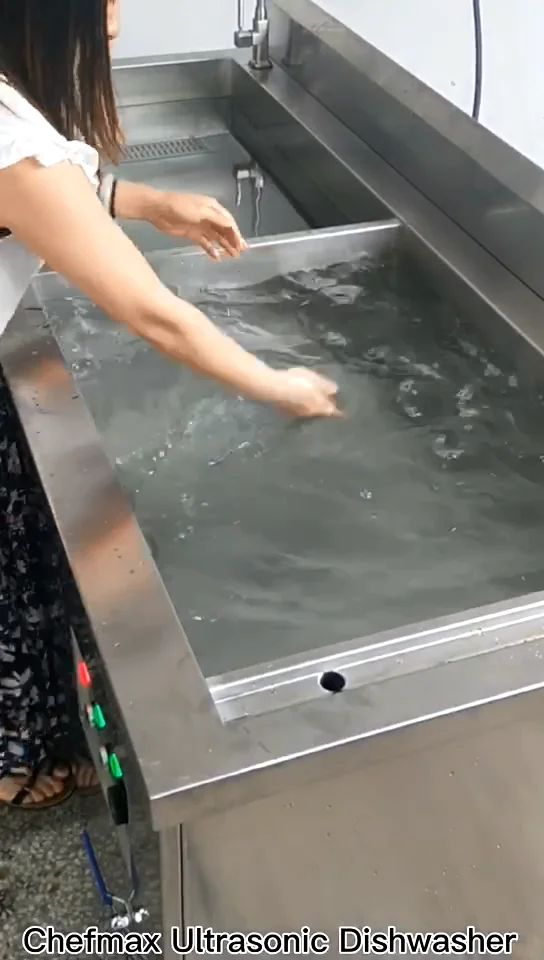 Commercial Automatic Ultrasonic Dishwasher Sink Ultrasound Dishwasher