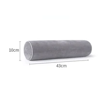 Cylinder Bolster Pillow Cervical Neck Roll Memory Foam Pillow Round Neck Pillows Support for Sleeping Bed Legs Back and Yoga