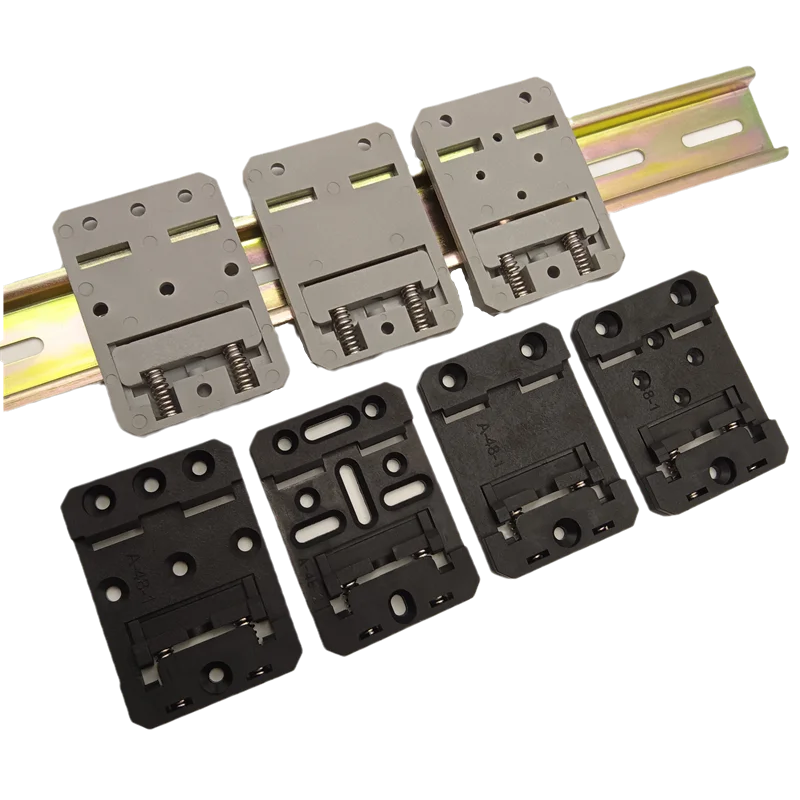 Aluminum Alloy Base Distribution Box Rail Buckle Mounting Bracket