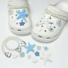 Cadena de cuentas SZ-643 con estrella de mar y concha.