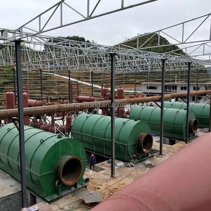 12 Ton Scrap Tyres Processing Machines Pyrolysis Waste Tyre to Oil for Tyre Recycling Business Plan in Australia