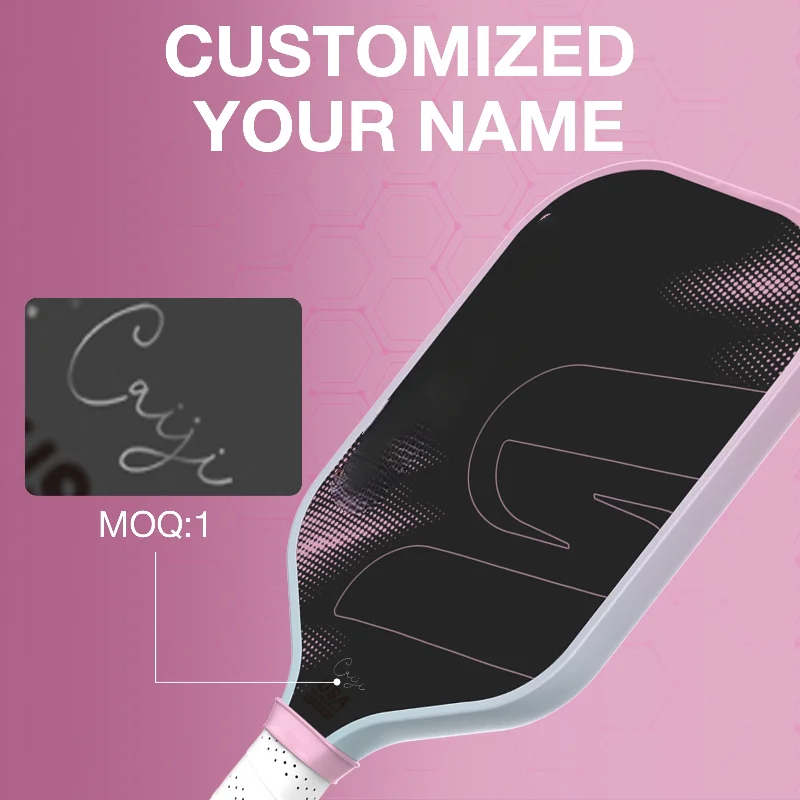 product premium 16mm gen4 t700 carbon fiber honeycomb core pickleball paddle usapa approved portable-4