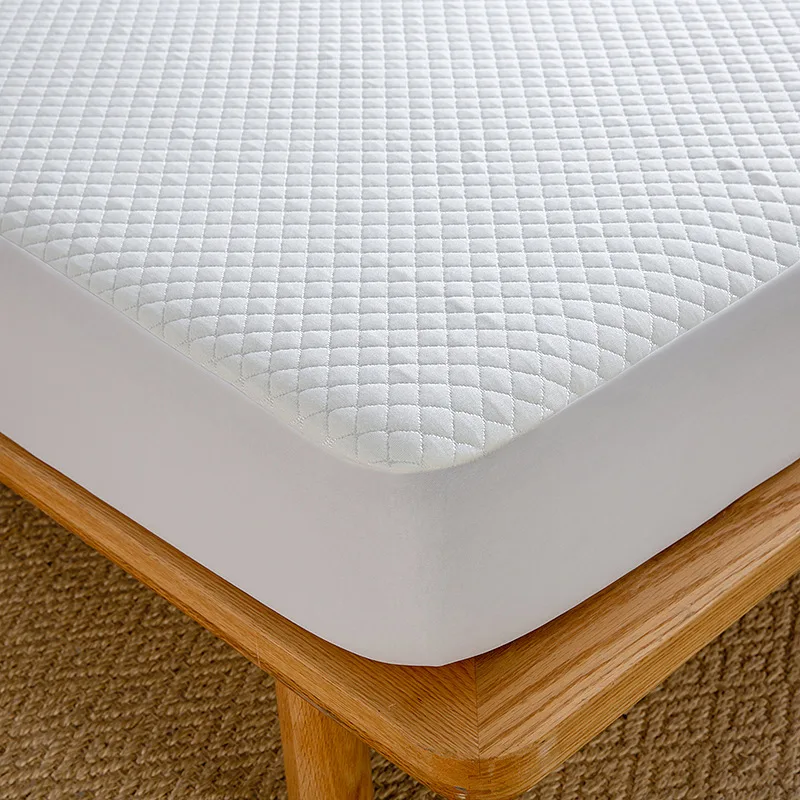 Waterproof Bamboo Mattress Protector Twin King Size Solid Stitching Style for Bedding and Bed Use supplier