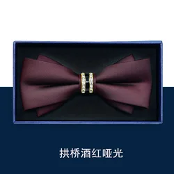Оптовая продажа, креативные Модные мужские галстуки-бабочки, благородные элегантные высококачественные галстуки-бабочки для мужчин