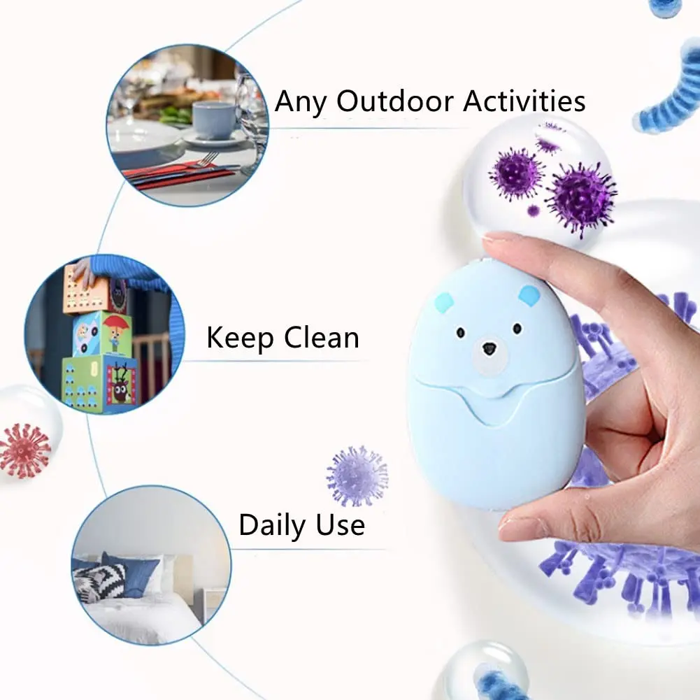 Washing Hand Soap Paper Scented Slice Sheets Foaming Soap Case Paper