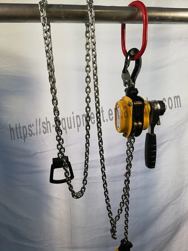 High Safety Factor Hshl Mini Manual Lever Block Hand Crank Hoist Buy