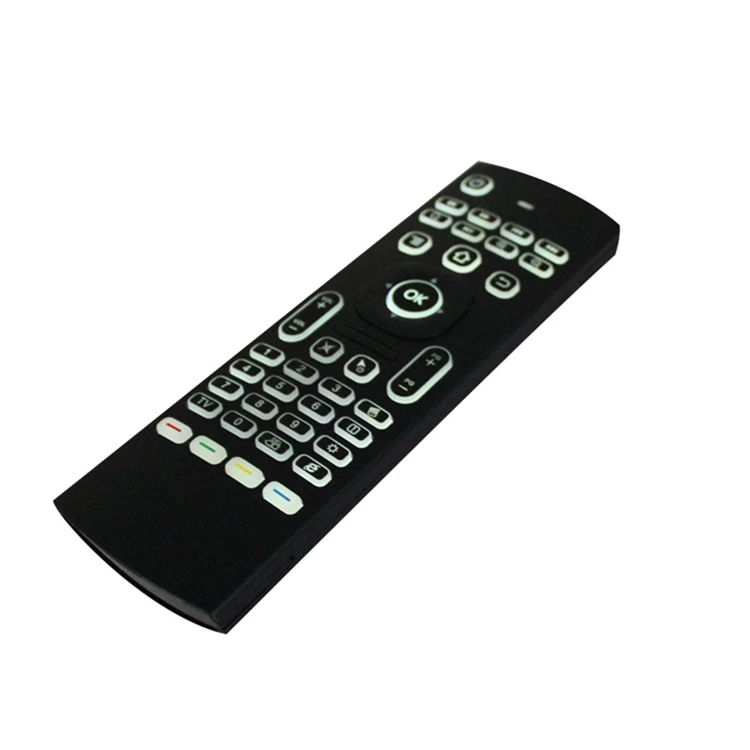 MX3 Backlit Mini Keyboard 2.4G Wireless Air Mouse USB Dongle Receiver Gyro Sensor Universal Remote Control for TV BOX in Stock
