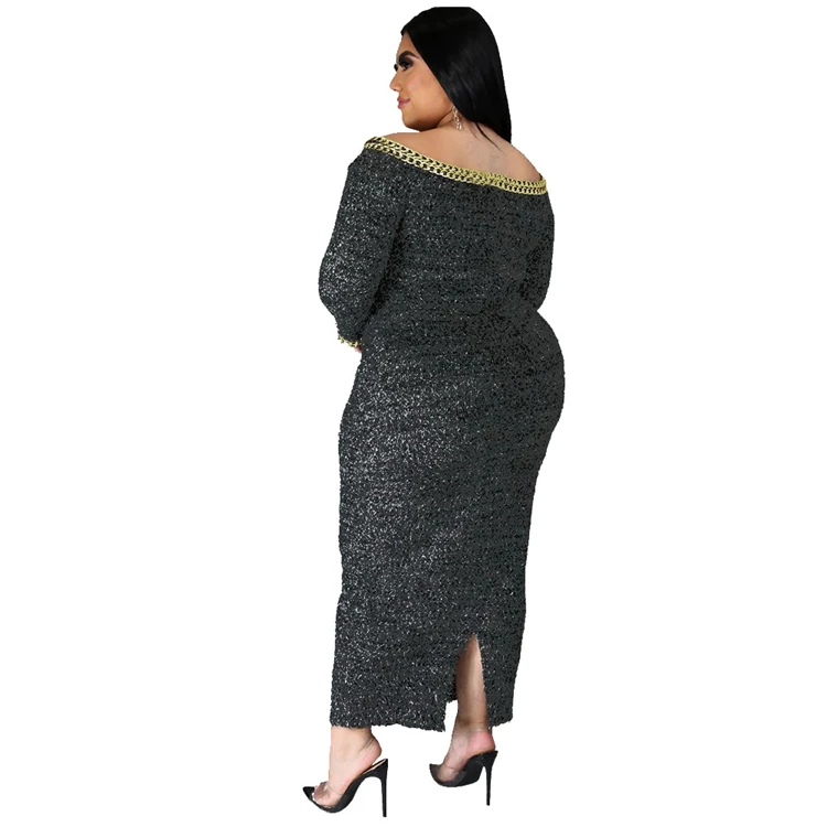yys plus-size 2021 new arrival spring hot-selling solid color long sleeves women dresses  CY1344