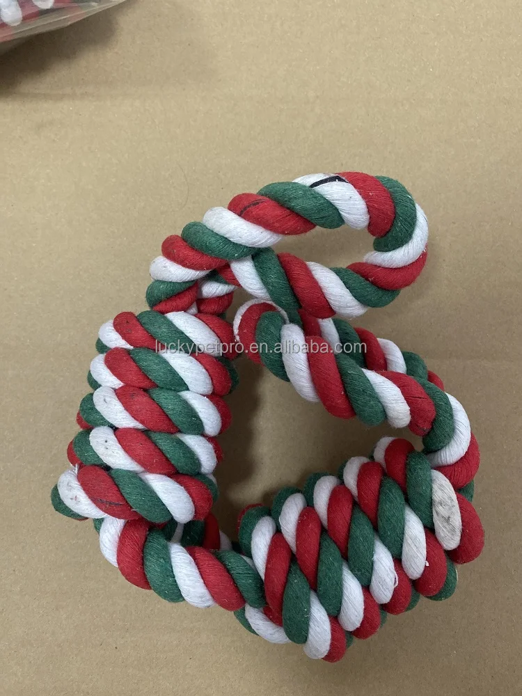 Hotselling Products 2023 Cotton Set Chew Pet Rope Dog Toys Christmas