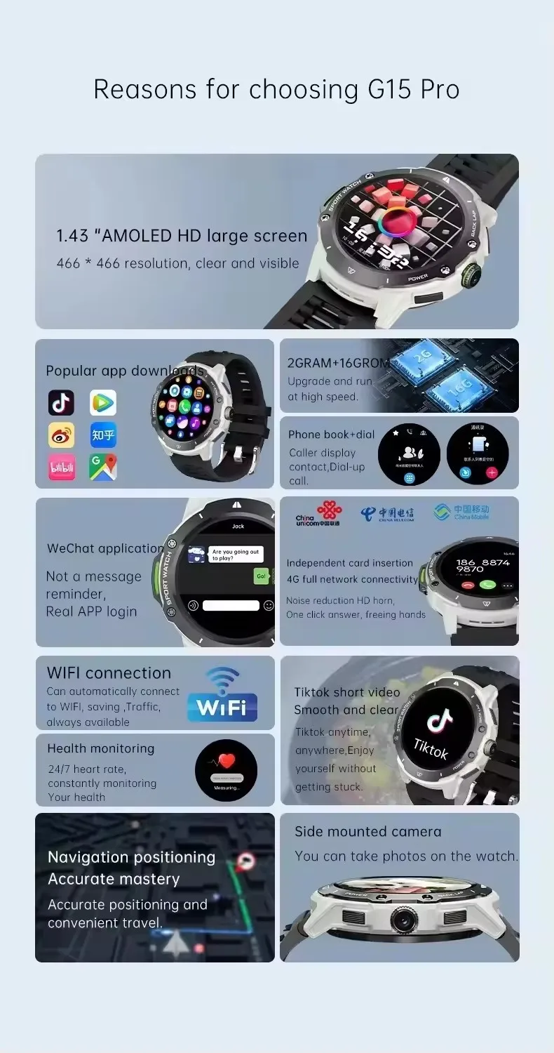 G15 PRO Smart Watch Waterproof, Fitness, and Call Features - Main Image