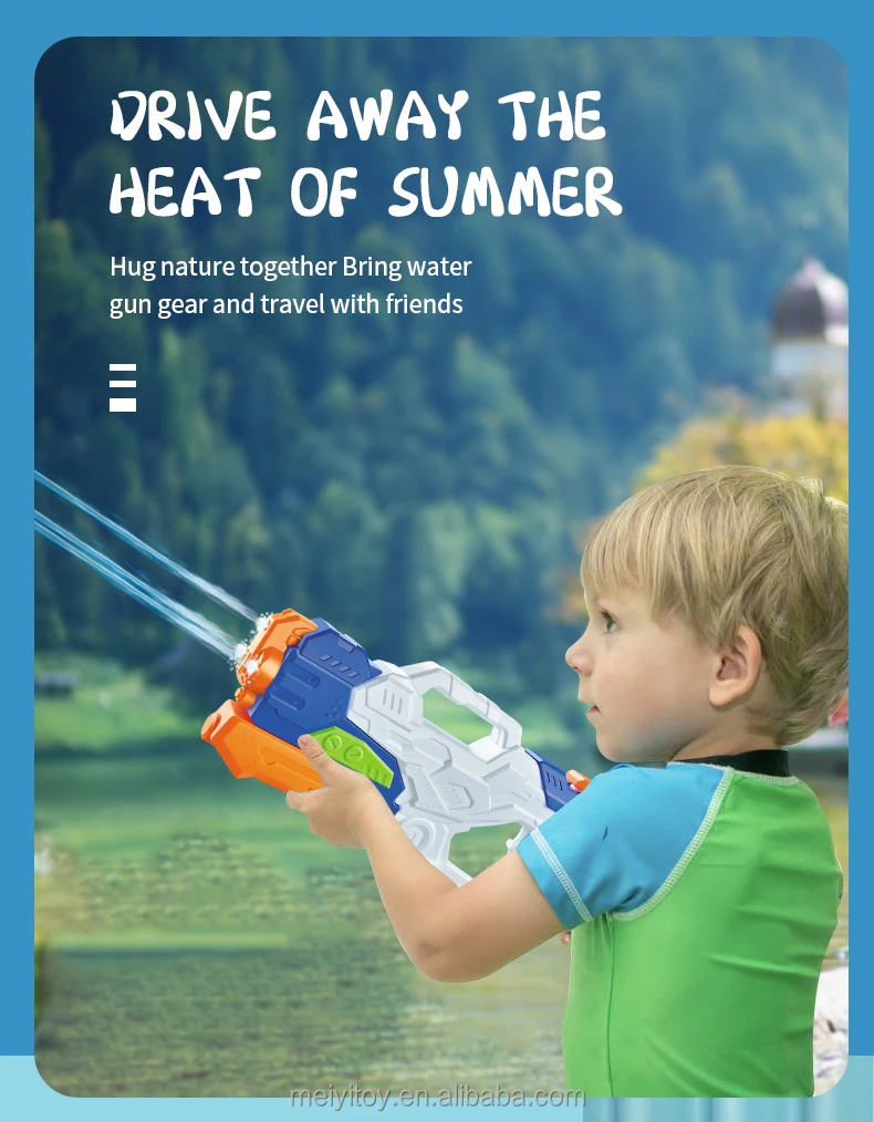 2023 New Design 6 Rotation Nozzle Shooting Crossbow Water Splatter Ball Gun High Pressure Power