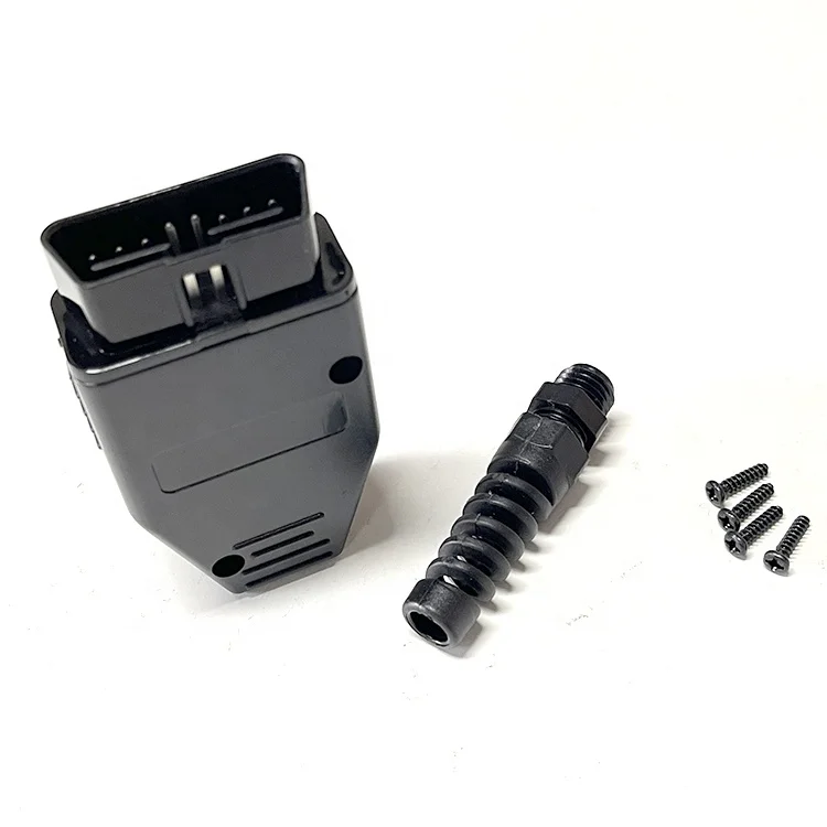 Obd2 Male Connector Shell Obd Port Male Plug Obd2 16 Pin Housing ...