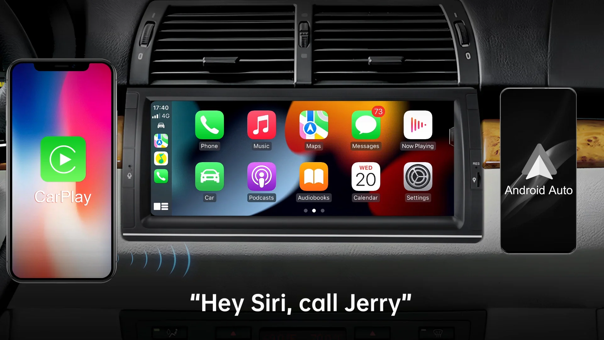 Autoradio GPS BMW X5 Android Auto - CarPlay - Skar Audio