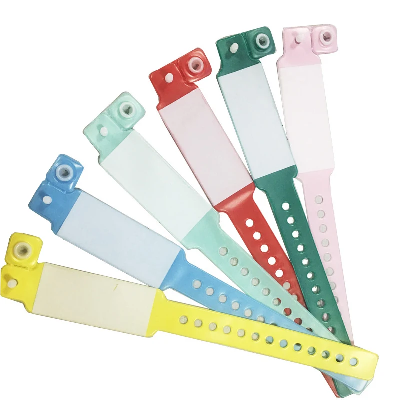 PVC Medical ID Bracelet and Vinyl Wristbands for Hospitals or Hospital Newborn Baby Identification