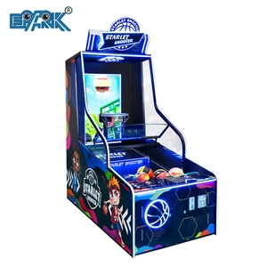 Indoor Arcade Redemption Game Machine Fun Mini Basketball Hoop with LCD Screen 220V Kids' Amusement Coin Payment