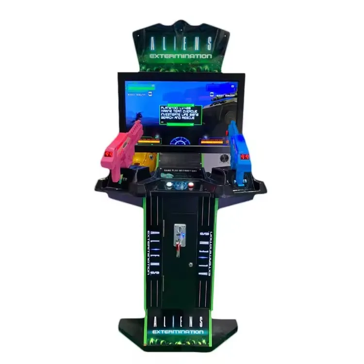 2025 Coin Operated Arcade Shooting Game Machine 42'' Lcd Aliens ...
