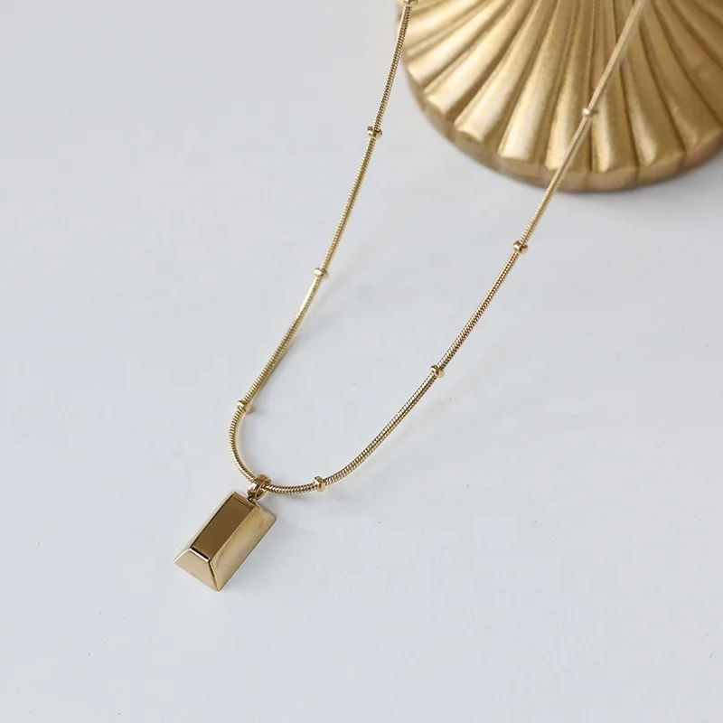 Ball Chain Necklace,Gold Necklace 