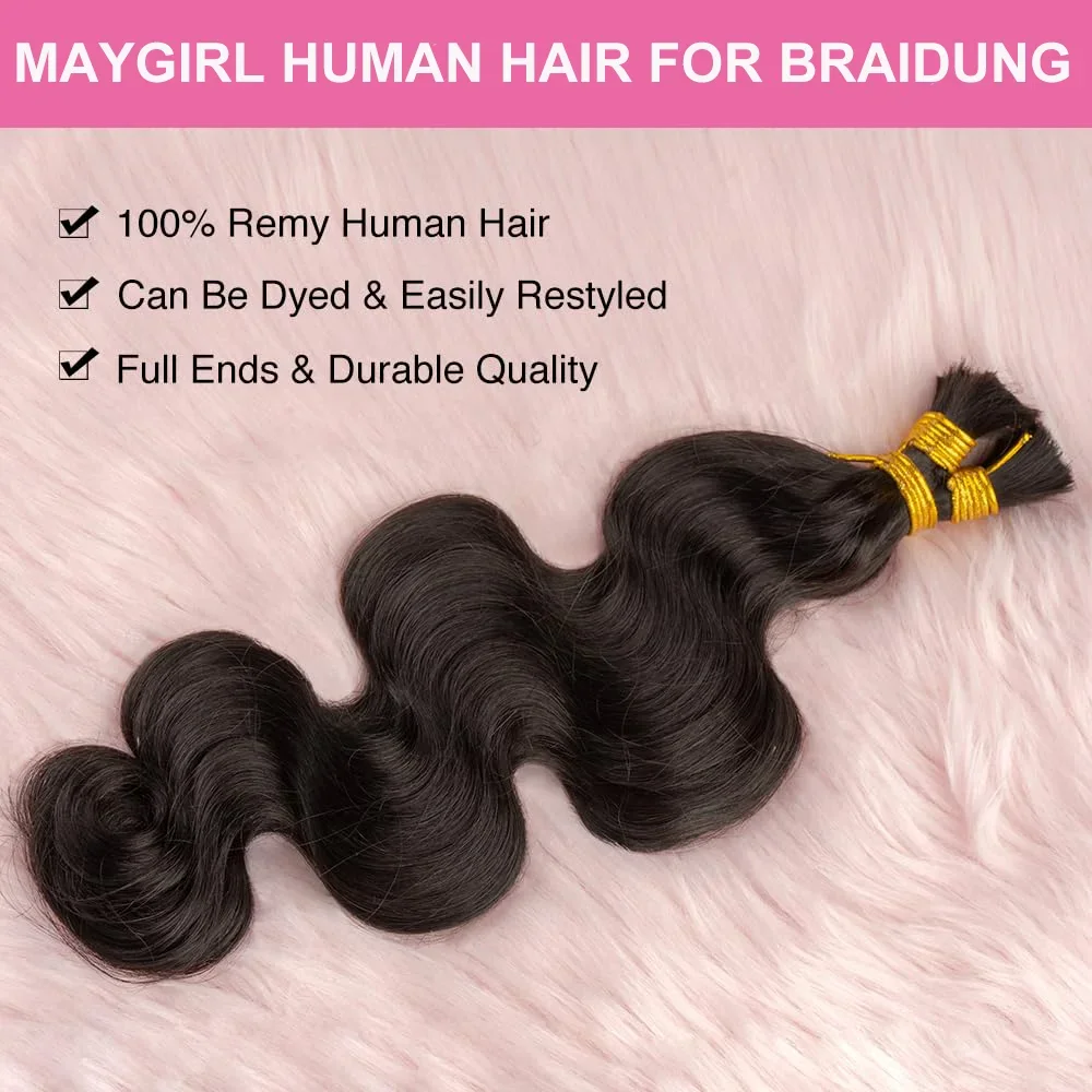 Echthaar Flechthaar Extension Bulk 100% Brasilianisches Remy_voghion.com