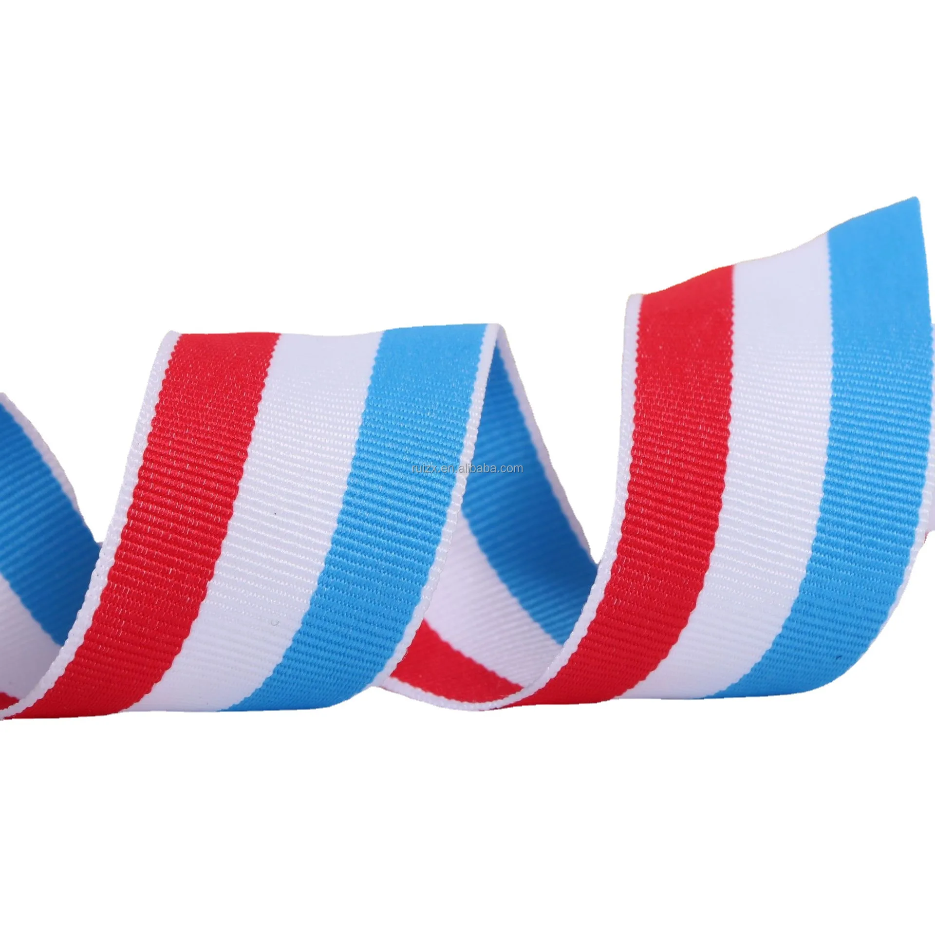 38mm 50mm Colorful High Quality Stripe Nylon Ribbon bing For Bag