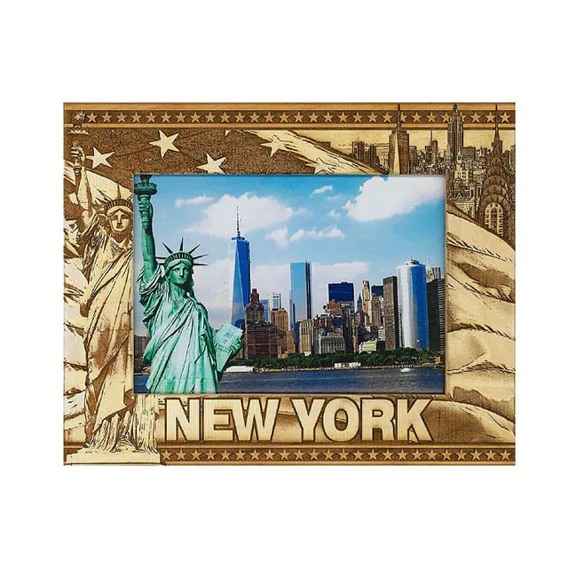 Paris Famous City Photo Frame France Fridge Magnet 3D Resin Handmade Crafts Funny Picture Custom Frame