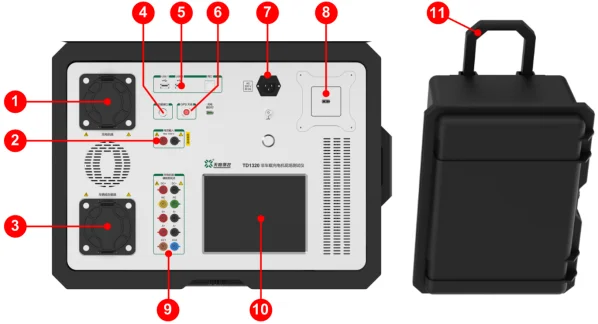 TUNKIA TD1320 Portable Tester for EV DC charging station ev charger 50kw load bank test equipment