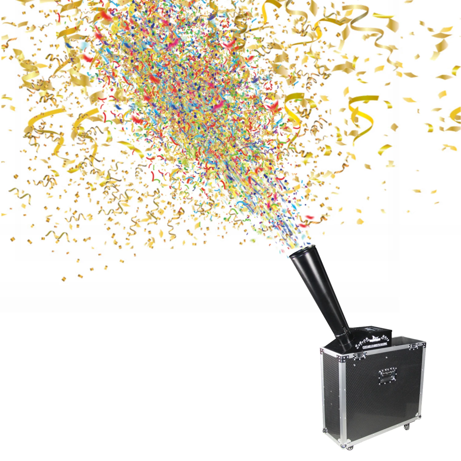 Confetti Machine With Co2 Rainbow Confetti Blaster Cannon With Dmx512 ...