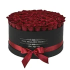 Flower Preserved Flowers Wholesale Real Touch Forever Long Life Eternal Stabilized Flower Head Preserved Rose In Box