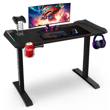 Height Adjustable Ergonomic PC Gaming Racing Desk Office Electric Lift Standing Hight Adjustable Desk Computer Table