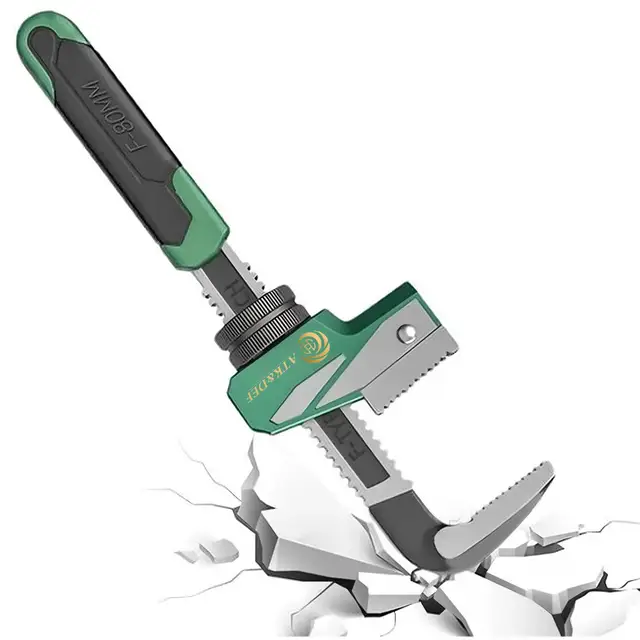 Auto Lock Adjustable Large Open End Wrench Set Small Universal Pipe Faucets Spanner Repair Tool for Water Pipe Metric