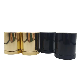 High Quality Wholesale Aluminum Perfume Caps/Lids with Black or Golden Color