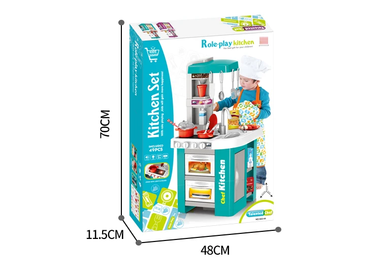 Preschoolers Girls Pretend Play Cooking Game Simulated Plastic Table