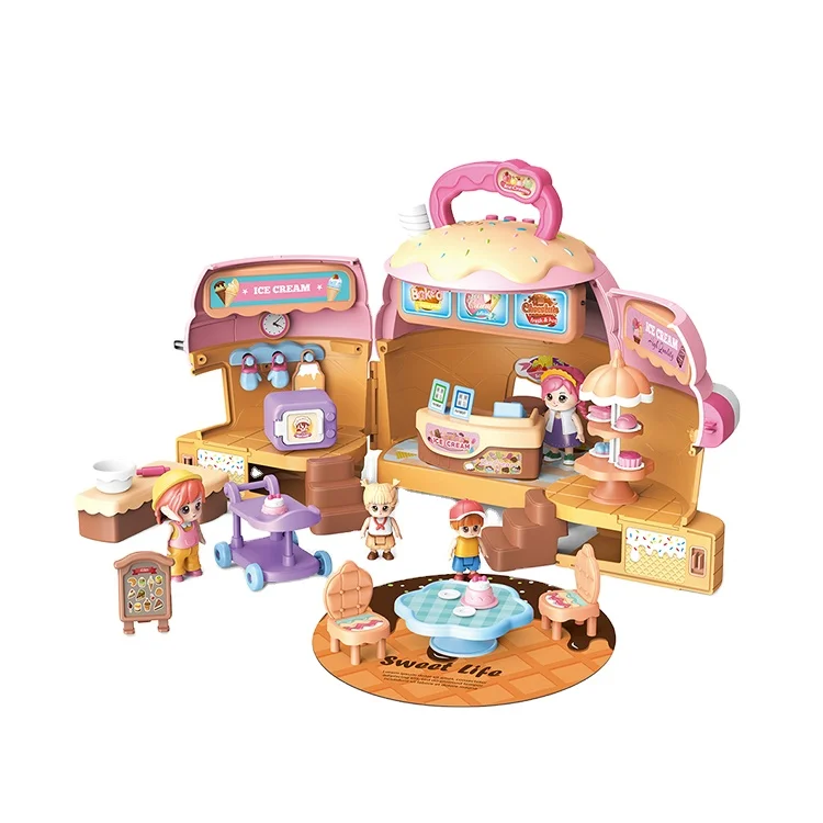 ITTL образовательные игрушки 2 в 1 десертный дом сборе прекрасные ролевые для ролевых игр