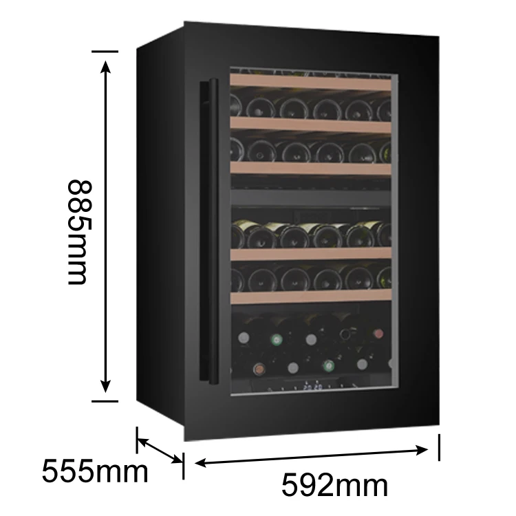 wall mounted drinks fridge