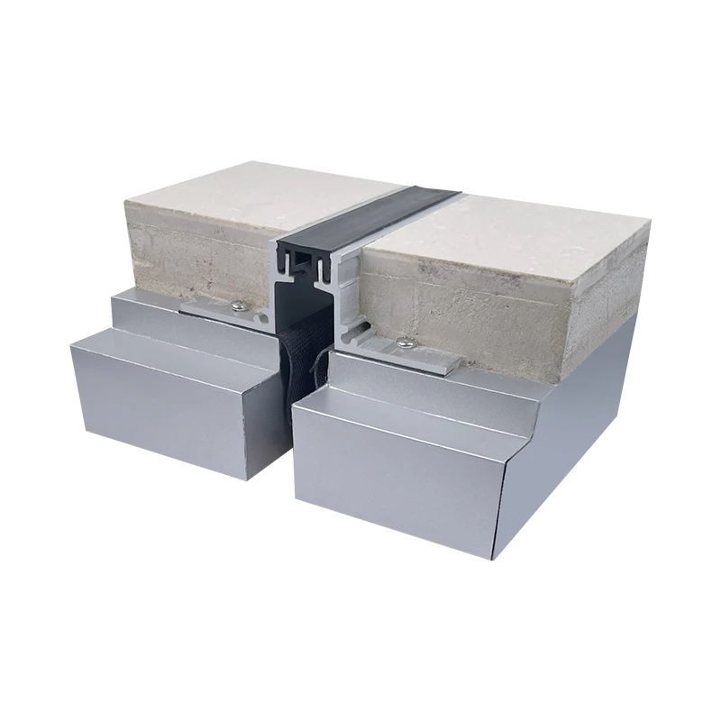 Extruded Aluminum Floor Rubber Expansion Joint Cover With Flame