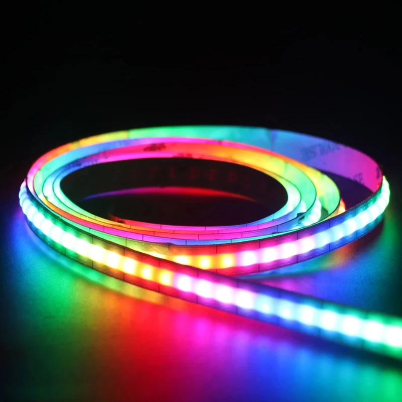 Rgb Cob Led Strip 5v 332leds/m Sk6812 High Density Soft Flexible Cob ...