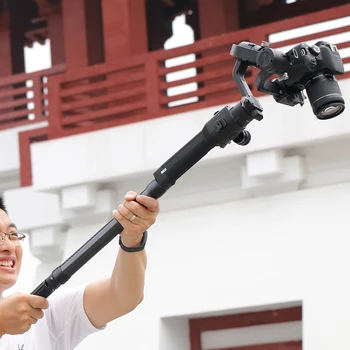 Carbon Fiber Extension Monopod Pole for Osmo Action 2 GoPro Hero Ronin S/SC Extendable Rod Handheld Stick Gimbal Handle Grip detail image