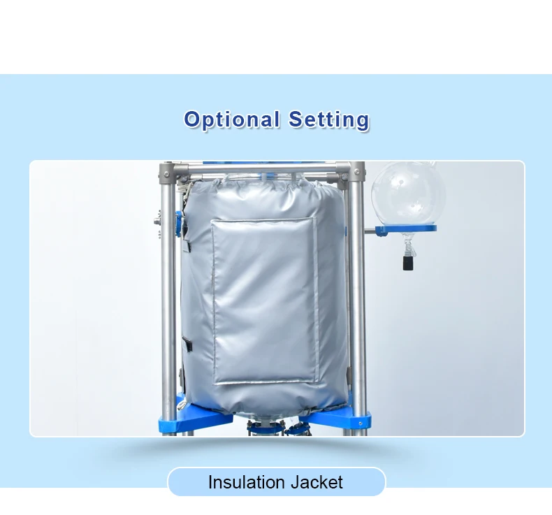 Valuen 5L Crystallization Reactor Double Jacketed Glass Reactor  double layer glass reaction kettle details