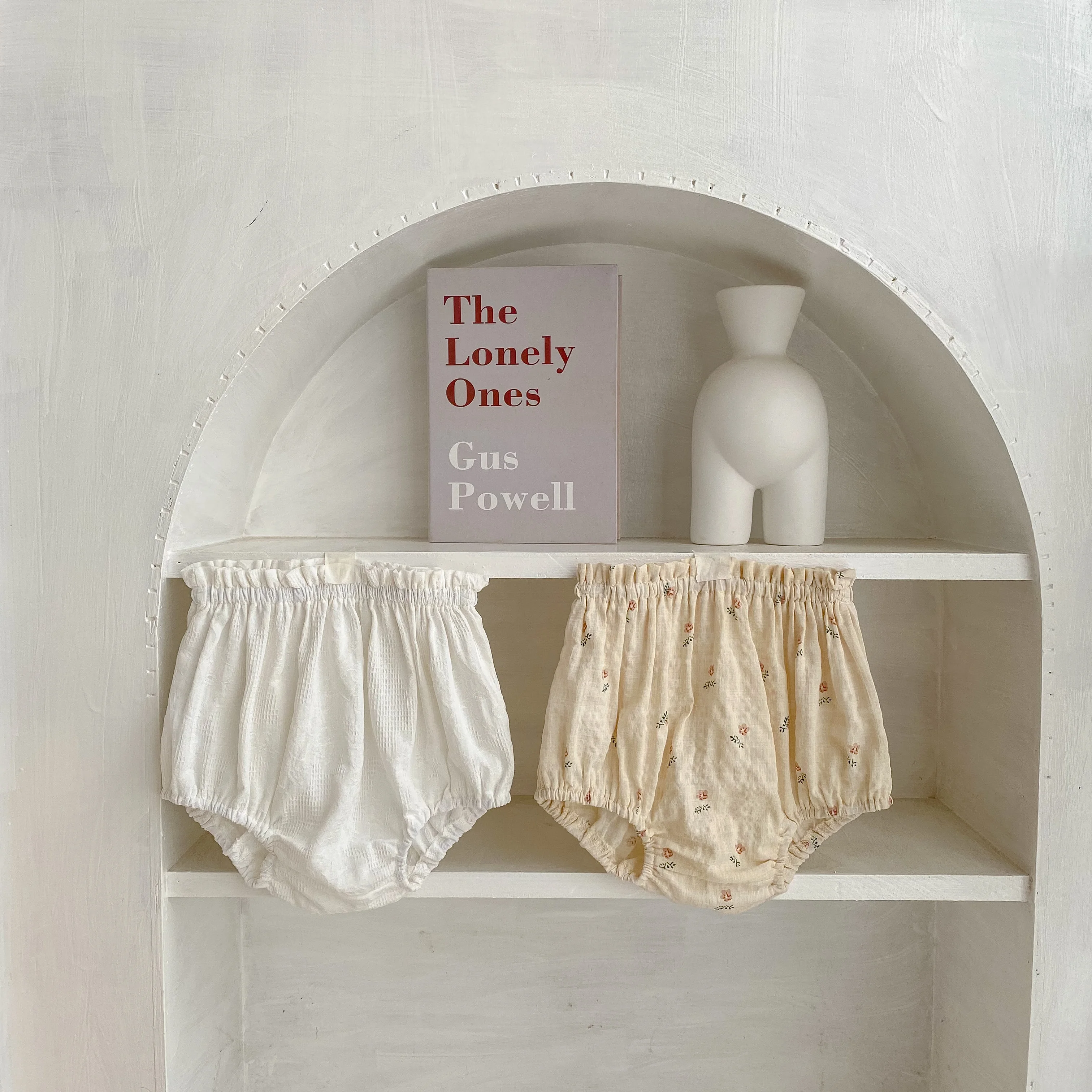 Baby thin clothes newborn summer unisex cotton simple pants infant loose baby bread pants